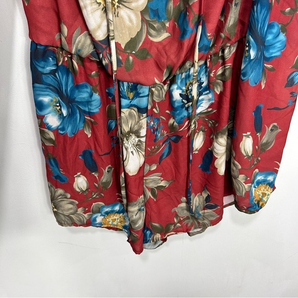 PEACH LOVE NWT floral longsleeve romper X6 - Picture 4 of 7